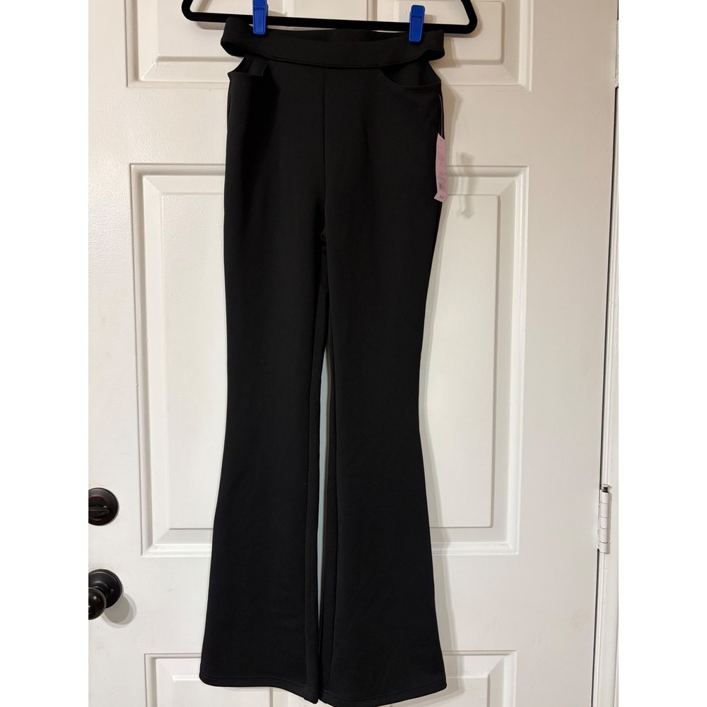 Wild Fable | Cutout High Rise Flare Pants | S || Black| NWT